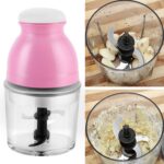 Taza mezcladora portátil, exprimidor eléctrico de leche de soja, máquina de cocina multifunción, picadora de carne para el hogar, Glass Cup