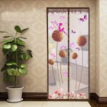 Cortina de puerta de pantalla suave magnética de cortina de mosquitos de verano, 90 x 210cm