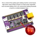 Versión Compatible 12V pantalla Digital DIY batería máquina de soldadura por puntos Control de pluma, Compatible Version 6 Square Pen With Case - Imagen 4