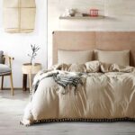 Juegos de cama de princesa con funda de almohada decorativa de tela de microfibra lavada con bola, Twin（One Pillowcase and One Quilt）