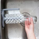 Cepillo de limpieza de copa perezosa de pared de succión Herramienta de limpieza de barra de cocina