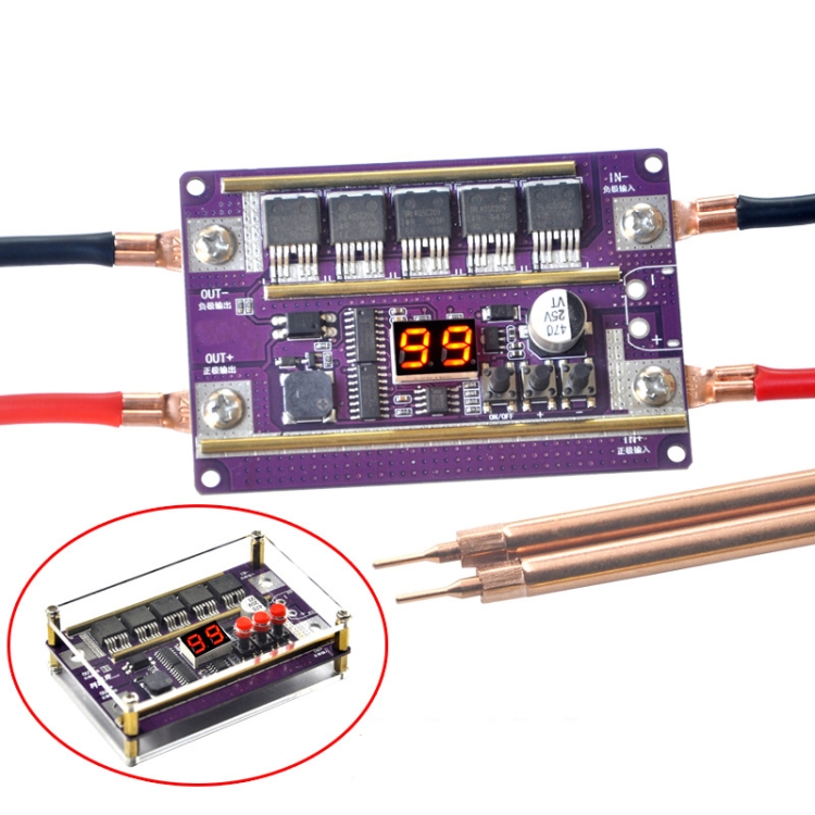 TBD0418644403.jpg Batería de plomo-ácido versión 12V pantalla Digital DIY batería máquina de soldadura por puntos Control de pluma, Lead-Acid Battery Version 6 Square Pen With Case - Imagen 1