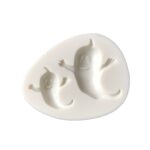 5 piezas de la serie de Halloween fantasma molde de silicona Fondant DIY molde de arcilla suave - Imagen 2