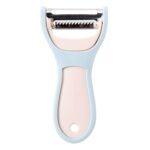 Pelador de frutas y verduras, herramienta de cocina para patatas y zanahorias, Fruit Vegetable Peeler Planer(Beige)