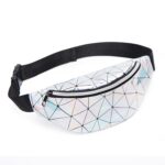 Bolso unisex de moda para el pecho, riñonera, riñonera, bolsas láser impermeables