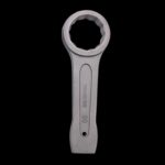 TUOSEN Llave de percusión fosfatante gris con mango recto de un solo extremo, 60mm
