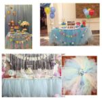 Rollo de tul de 25 yardas, 13cm, manualidades láser de Organza, decoración de boda, suministros de fiesta de cumpleaños de tul - Imagen 5