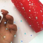 Rollo de tul de 25 yardas, 13cm, manualidades láser de Organza, decoración de boda, suministros de fiesta de cumpleaños de tul - Imagen 7