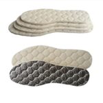 1 par de plantillas cálidas de lana para hombres y mujeres, plantillas deportivas de aislamiento con película de aluminio, S(36-38) - Imagen 2