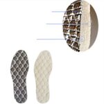 1 par de plantillas cálidas de lana para hombres y mujeres, plantillas deportivas de aislamiento con película de aluminio, S(36-38) - Imagen 4