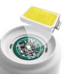 Luz nocturna del gabinete de cocina de la atmósfera de la cabecera del USB de carga retro creativa - Imagen 3