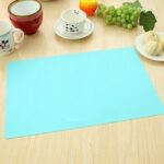 4 PCS / Set Estera antiincrustante antibacteriana lavable impermeable respetuosa con el medio ambiente para refrigerador, Blue - Imagen 2