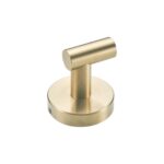 Toallero 3 en 1 de acero inoxidable mate 304, toallero de papel, gancho, accesorios de baño, juego de ducha de baño, Gold - Imagen 4