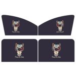 4 PCS / Set Coche Ventana Imán Parasol Cortina Aislamiento Térmico Bloqueador Solar, 4 PCS / Set (Catman)