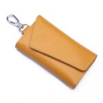 Bolso multifuncional del llavero del cuero de la textura del Litchi Bolso de la llave del coche