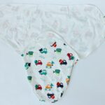 Primavera Verano Algodón Bebé Infantil Bolsas Toallas Sacos de dormir Conjunto de gorro de tela de punto, L (60x75 CM) - Imagen 4