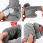 Zapatos de bebé tejidos para primavera y otoño de 0 a 1 año, zapatos cálidos de algodón para niños pequeños, Inner Length 13cm - Imagen 3