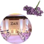 5 piezas de plástico hecho a mano DIY boda espuma flor cabeza simulación ramo flor estambre