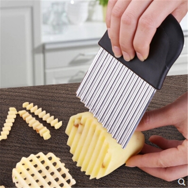 TBD0422068601A.jpg Hoja de sierra de acero inoxidable para cortar patatas fritas, cortador dentado, herramientas para frutas y verduras, cuchillo ondulado, accesorios para equipos de cocina, Style 3 - Imagen 1