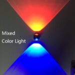 Luz LED arriba y abajo Luz de pared Luces de aluminio de cristal de doble cara Salida superior, 6W (Mixed Color Light) - Imagen 2