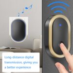 CACAZI A99 Timbre de control remoto inteligente para el hogar Buscapersonas para personas mayores, US Plug - Imagen 3
