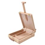 Artista Craft Caballete de escritorio Caja de madera integrada Dibujo artístico Cuadro de mesa de pintura