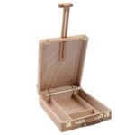 Artista Craft Caballete de escritorio Caja de madera integrada Dibujo artístico Cuadro de mesa de pintura - Imagen 3