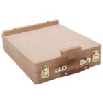Artista Craft Caballete de escritorio Caja de madera integrada Dibujo artístico Cuadro de mesa de pintura - Imagen 4