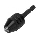 Vástago hexagonal Mini taladro Chuck conversión tres mordazas herramienta eléctrica, Hex Shank Black Chuck (0.3-6.5mm) B - Imagen 2