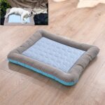 Almohadillas de nido de seda de hielo de verano, almohadilla fresca multifuncional para perros y gatos de tamaño pequeño y mediano, S