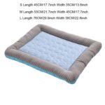 Almohadillas de nido de seda de hielo de verano, almohadilla fresca multifuncional para perros y gatos de tamaño pequeño y mediano, M - Imagen 4