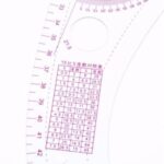 7 unids / set regla métrica de curva de costura juego de regla de herramienta de ropa de sastre de medición - Imagen 3
