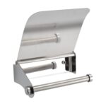 Soporte para pañuelos de pared Soporte de papel higiénico para rollo de baño de acero inoxidable Caja de pañuelos - Imagen 2