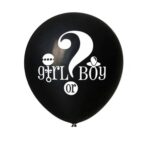 Decoración de espectáculo de globos de confeti con revelación negra de 36 pulgadas - Imagen 3