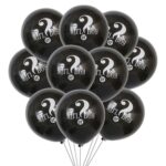Decoración de espectáculo de globos de confeti con revelación negra de 36 pulgadas - Imagen 5