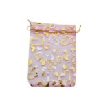 100 PCS Bolsas de regalo Bolsas de organza Bolsas de embalaje de dulces de joyería, 11x16cm - Imagen 2