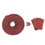 10 Uds esmeril de nailon estropajo de acero inoxidable pulido de óxido trapo de limpieza de platos de cocina, 9 cm x 5.7 m - Imagen 4
