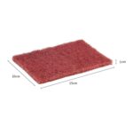 10 Uds esmeril de nailon estropajo de acero inoxidable pulido de óxido trapo de limpieza de platos de cocina, 9 cm x 20 m - Imagen 5