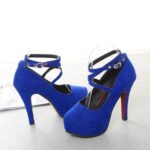 Zapatos de mujer Tacones altos de aguja con punta redonda, 36 - Imagen 4