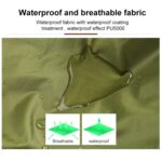 Mochila ajustable impermeable a prueba de polvo cubierta protectora ultraligera portátil, 35L - Imagen 5