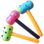 Maza colorida del juguete de los niños inflables del PVC, entrega al azar del color