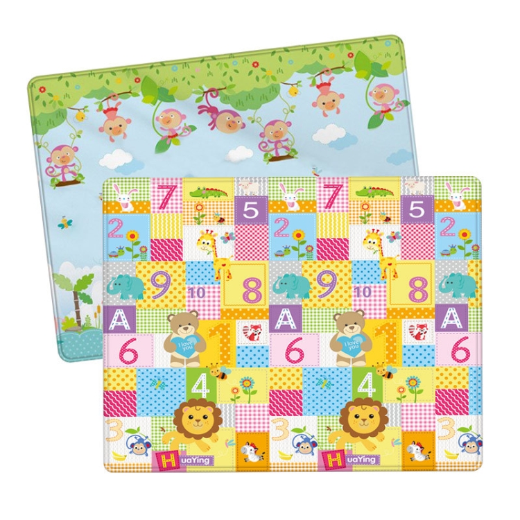 TBD0423074601A.jpg Alfombrilla para gatear cómoda y plegable gruesa con dibujos animados para bebés y niños - Imagen 1