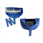 Cubierta de limpieza de aire acondicionado 2-3P con salida de drenaje, Cover+Range Hood Cover