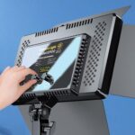 La pantalla plana de E900 55W 3000K-6500K enciende la luz de relleno de la transmisión en vivo, Knob Model - Imagen 2