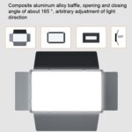 La pantalla plana de E900 55W 3000K-6500K enciende la luz de relleno de la transmisión en vivo, Knob Model - Imagen 5