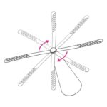 Ventilador repelente de mosquitos automático con aspas de ventilador multifuncional, Silver - Imagen 4