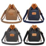 S.C.COTTON Bolsa de protección para lentes de cámara Bolsa con forro Bolsa de almacenamiento para cámara impermeable, M - Imagen 2