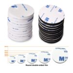 Adhesivo redondo de espuma EVA de doble cara, adhesivo de esponja de alta viscosidad fuerte, 200 PCS 20x1.5mm, 200 PCS 25x1.5mm, 150 PCS 30x1.5mm, 100 PCS 40x1.5mm, 72 PCS 50x1.5mm, 48 PCS 60x1.5mm, 24 PCS 80x1.5mm - Imagen 2