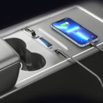 Para Tesla Model 3 / Y 27W Cargador interior rápido HUB de estación de acoplamiento inteligente de 8 pines - Imagen 2
