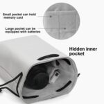 Bolsa para cámara Baona Bolsa con cordón para lentes, Medium - Imagen 4